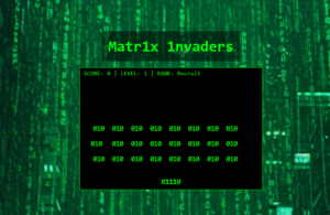 Como fazer Arkanoid Game em Javascript matrix-invaders